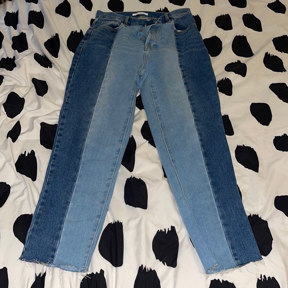 Pacsun two tone straight leg jean